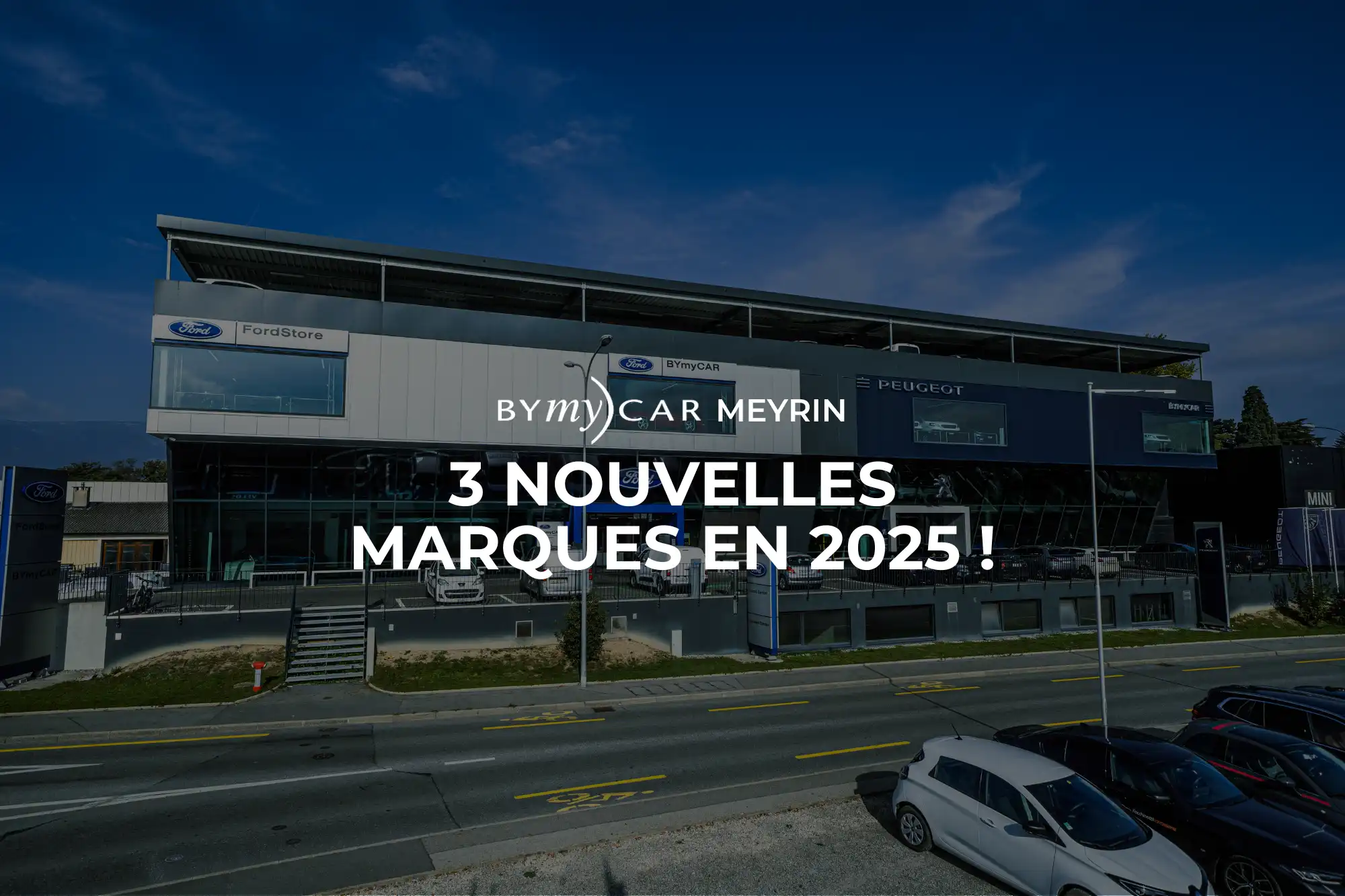 Opel, Citroën et DS s'installent chez BYmyCAR Meyrin !