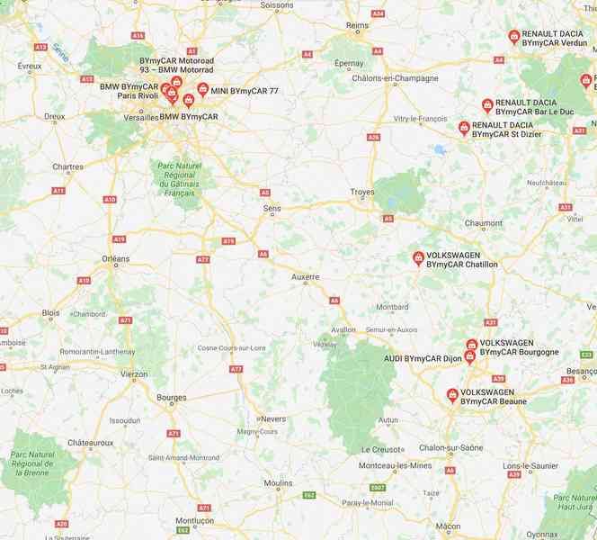 adresse de OPEL BYMYCAR FONTAINE
